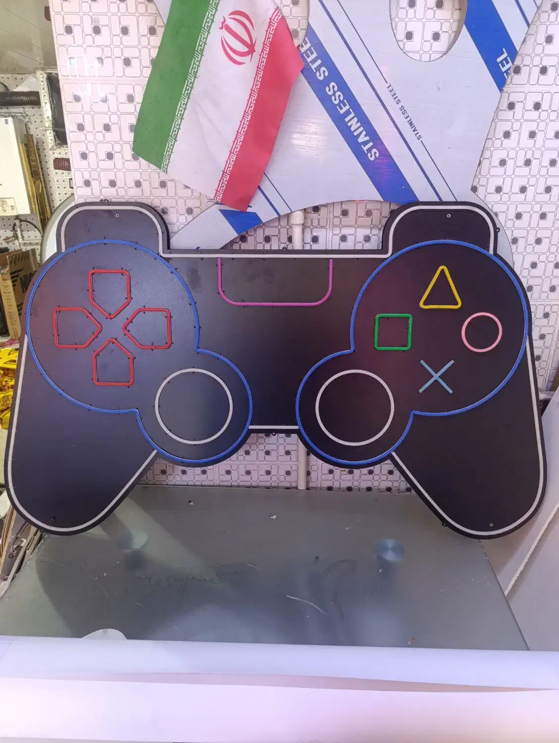 نئون دسته گیم+ترانس+6ماه گارانتی|ریسه و چراغ تزئینی|تبریز, |دیوار