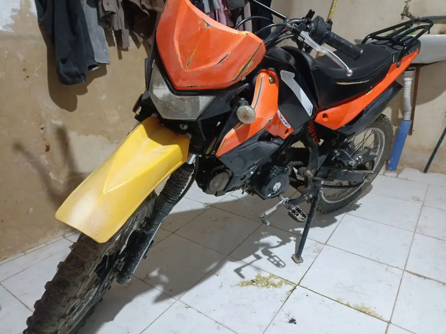 موتور مینی کراس ۱۲۵|موتورسیکلت|میانه, |دیوار