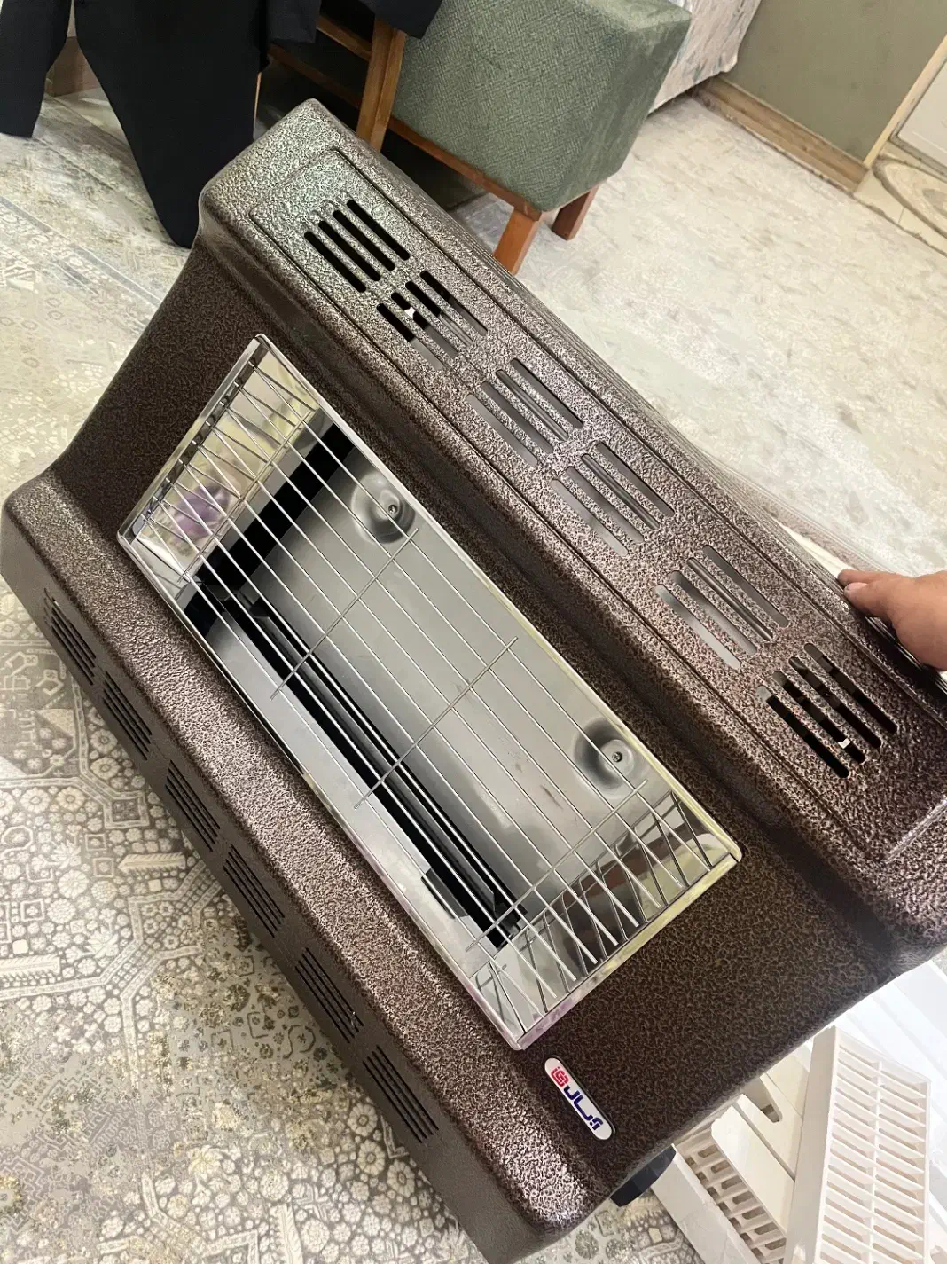 بخاری گازی  تابشی آبسال دودکش دار|بخاری، هیتر، شومینه|لاهیجان, گلستان|دیوار