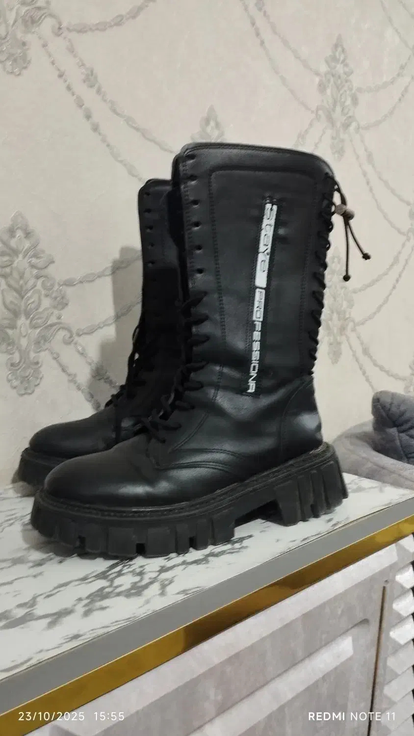 پوتین سایز 37 در حد نو|کیف، کفش، کمربند|باغستان, |دیوار