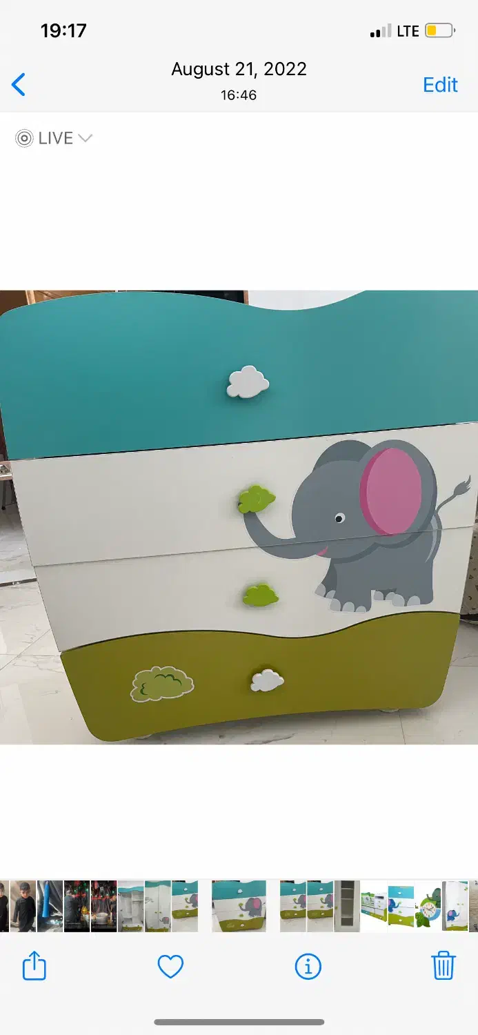 تخت وکمد پرند اپادانا|تخت و سرویس خواب|اصفهان, خلیل آباد|دیوار