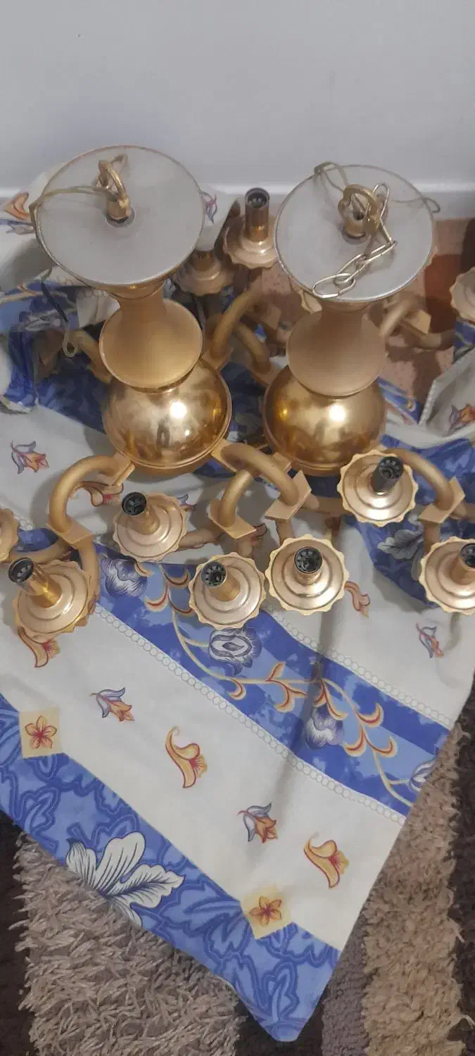 فروش وخرید لوستر برنزی کرج|لوستر و چراغ آویز|کرج, چهارصد دستگاه|دیوار