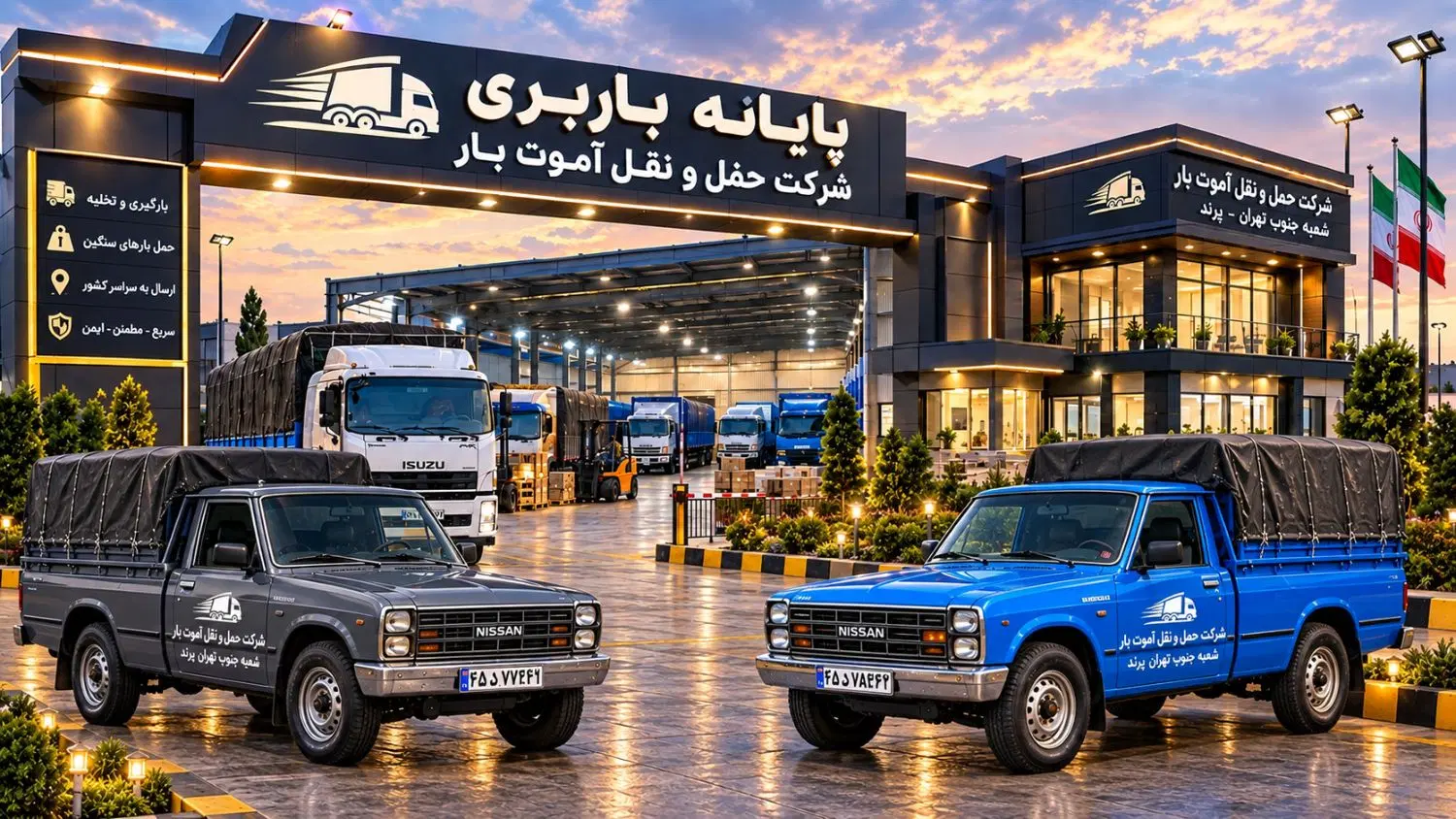 باربری وانت نیسان برگشتی پایانه شهرستان بابارنامه|خدمات حمل و نقل|تهران, شادآباد|دیوار