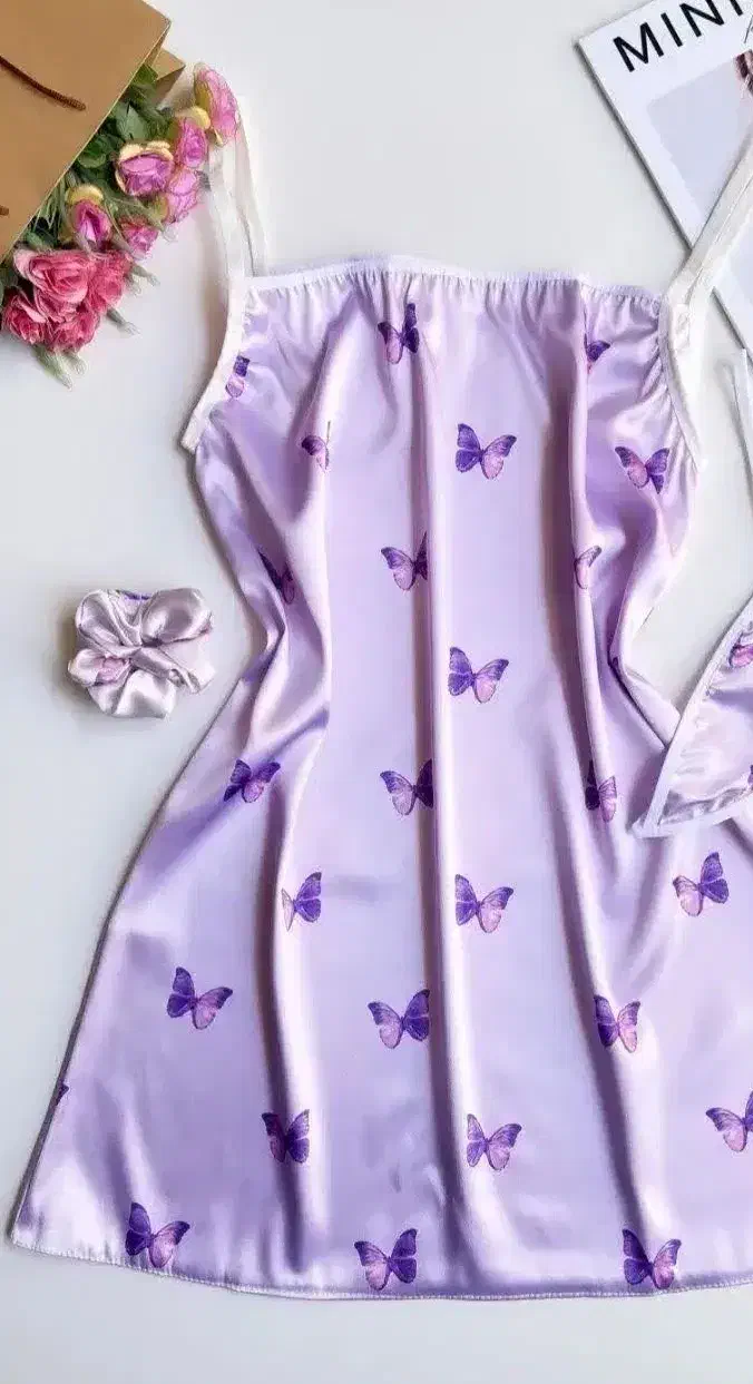 لباس خواب ساتن گرهی مدل مینی زنانه|لباس|کاشان, فاز ۲ ناجی آباد|دیوار