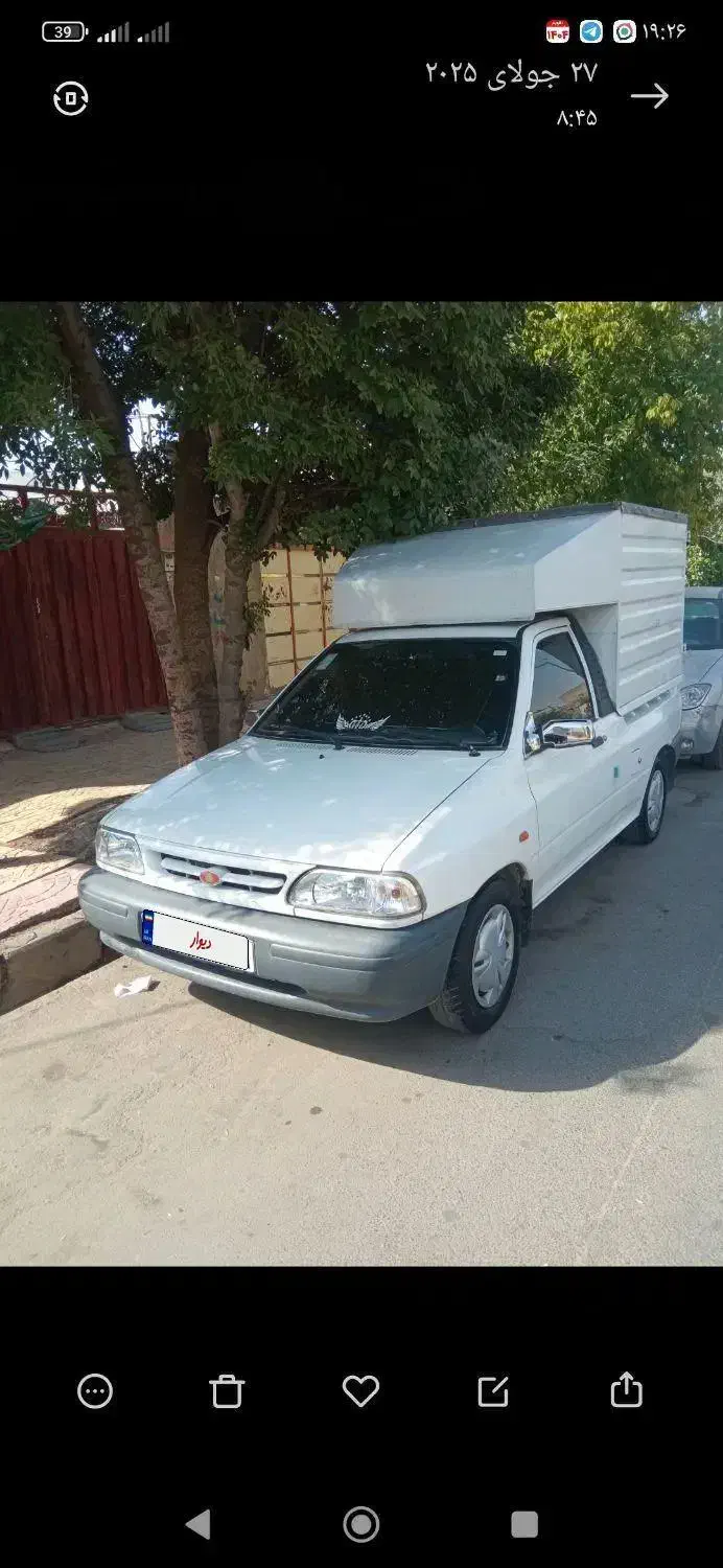 پراید وانت 1401 برج آخر درحد خشک|خودرو سواری و وانت|کوهدشت, |دیوار