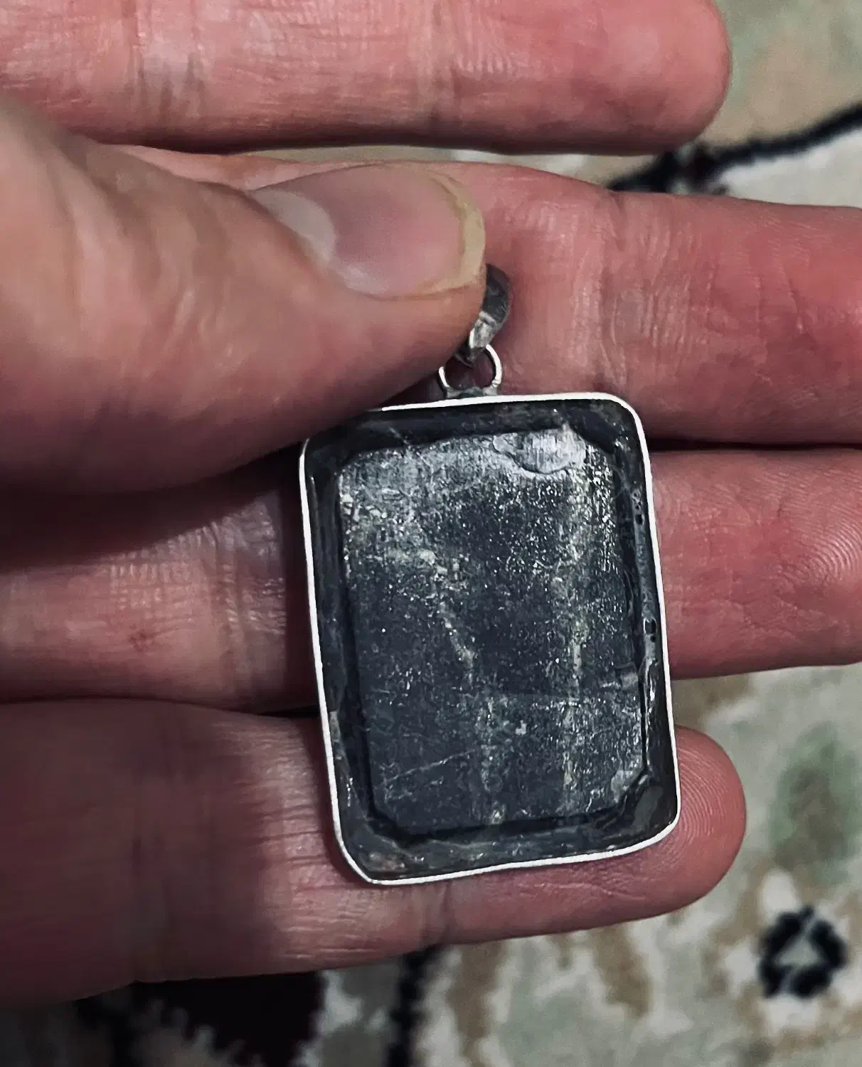 پلاک فیروز قاب نقره|جواهرات|فردیس, قریشی|دیوار