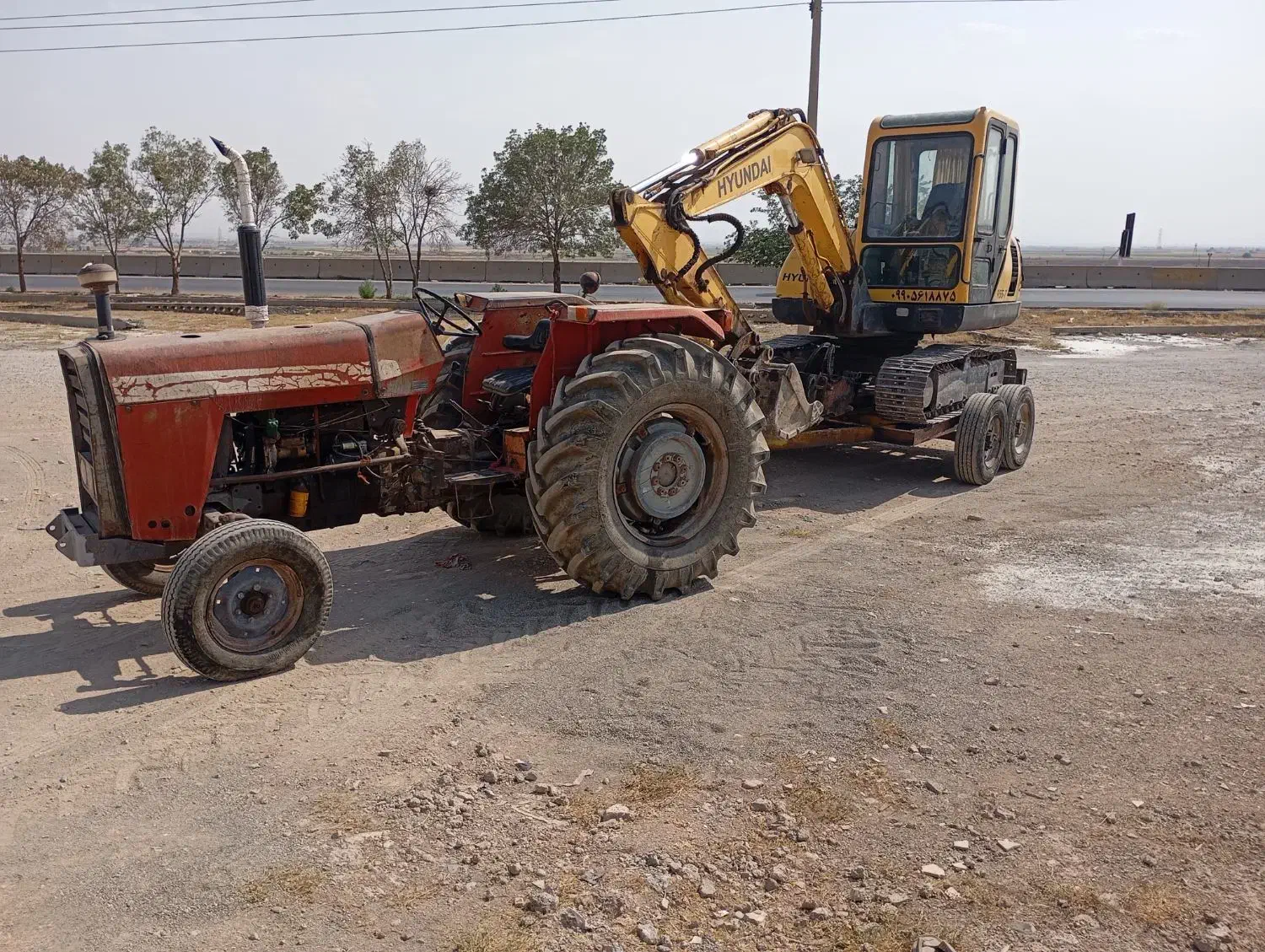 گاری و یدک کش بیل مکانیکی و کمباین و بابکت و...|خودرو سنگین|آبیک, |دیوار