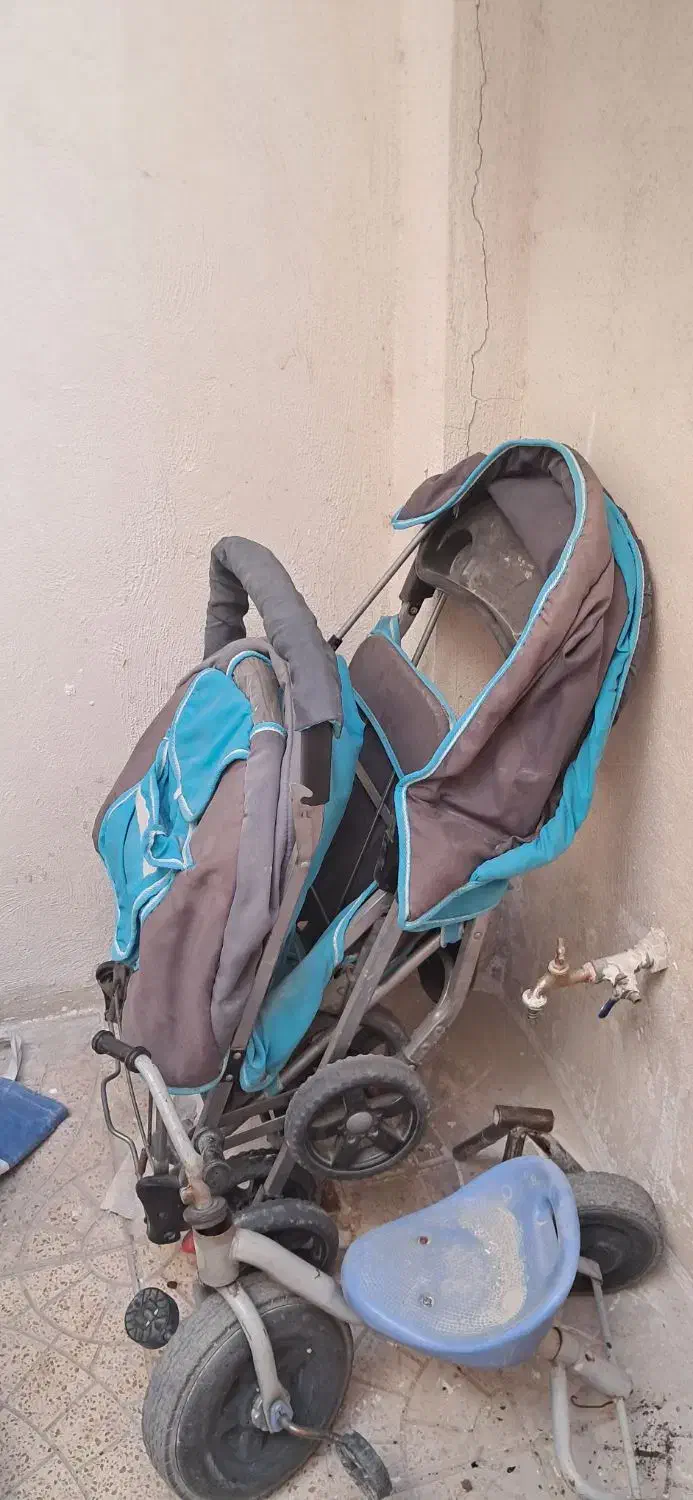 کالسکه دوقلو|کالسکه و لوازم جانبی|ارومیه, |دیوار