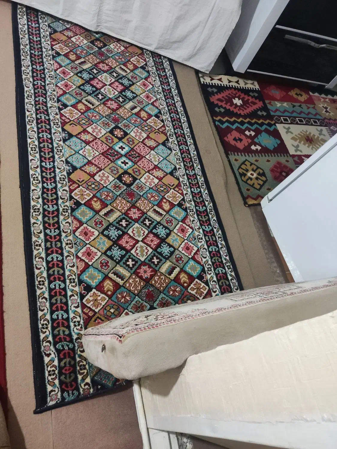 گبه (گلیم فرش )|گلیم، جاجیم، گبه|کرمانشاه, |دیوار