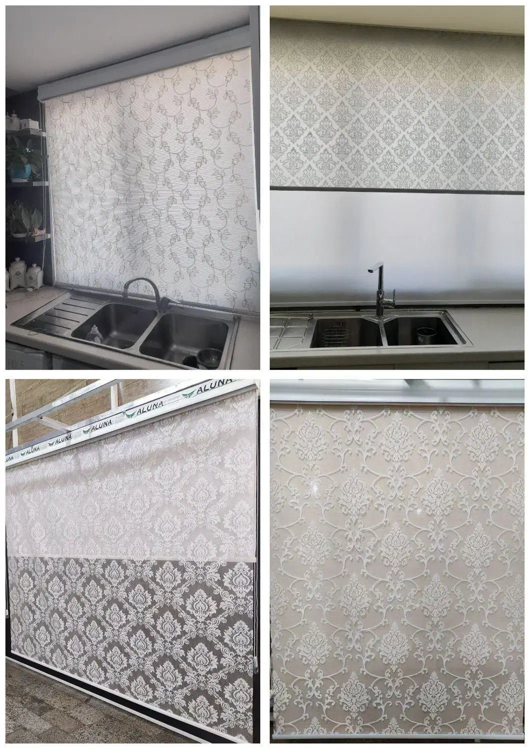 پرده زبرا شب و روز|پرده، رانر، رومیزی|همدان, |دیوار