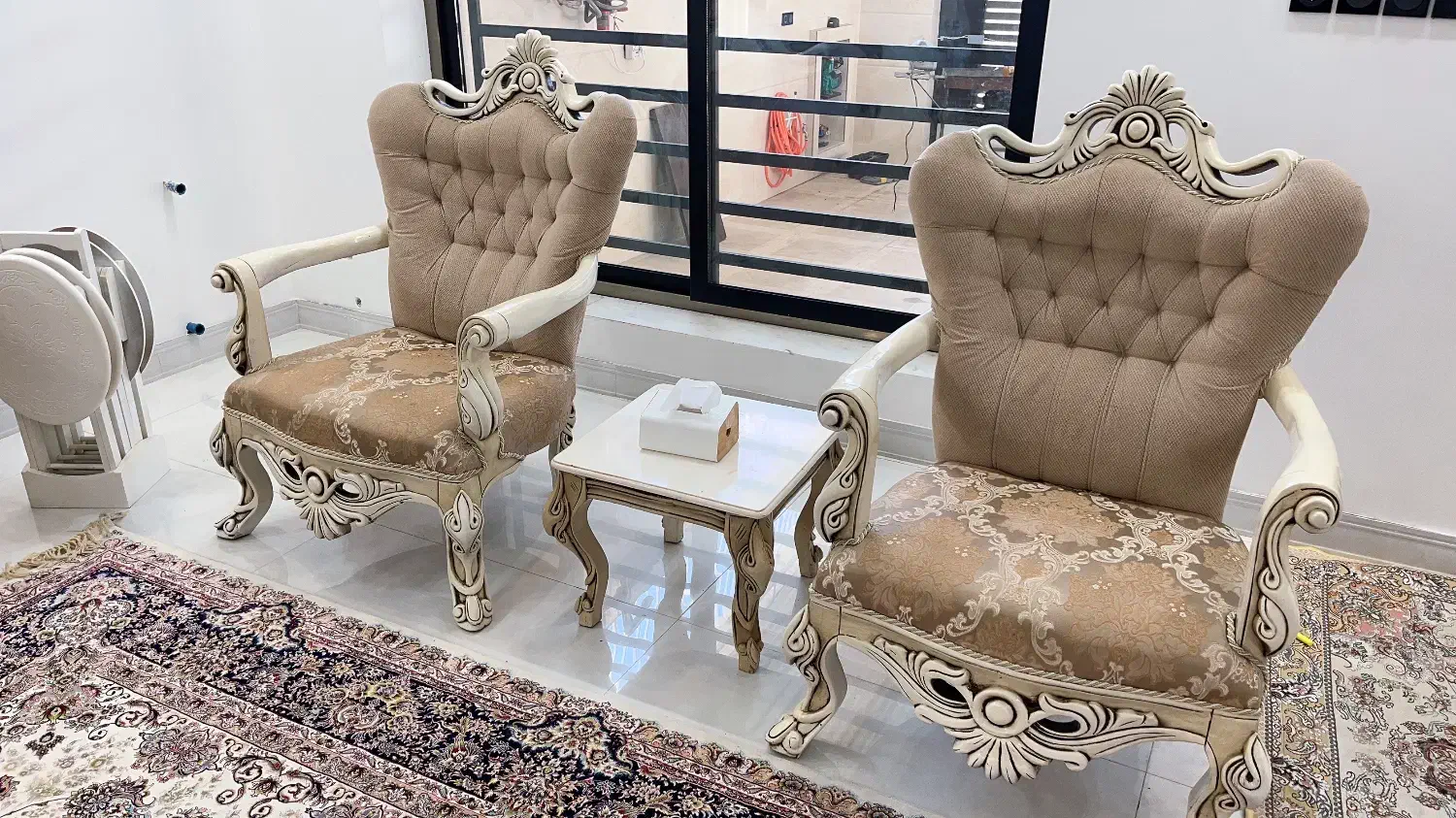 مبلمان سلطنتی ۷نفره|مبلمان خانگی و میز عسلی|اندیمشک, |دیوار