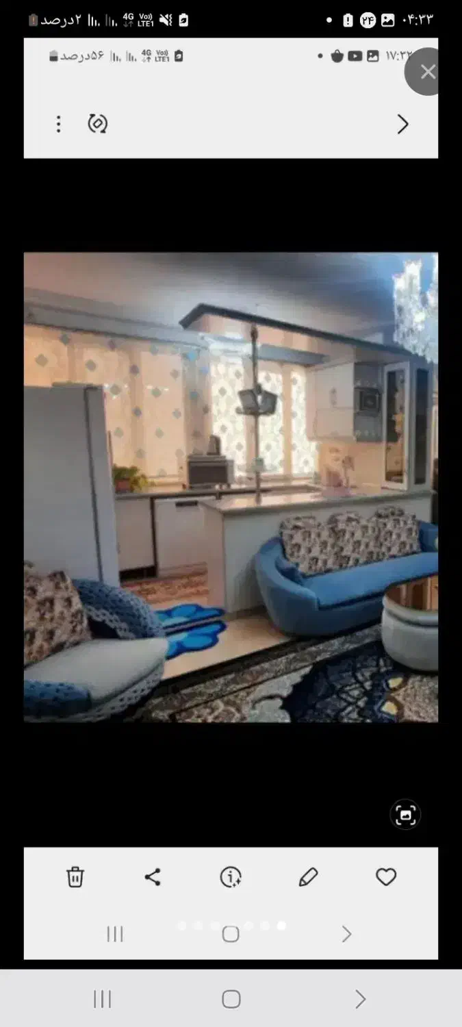 اپارتمان اجاره بالکن کفسرامیک تولیدداروتختی نورگیر