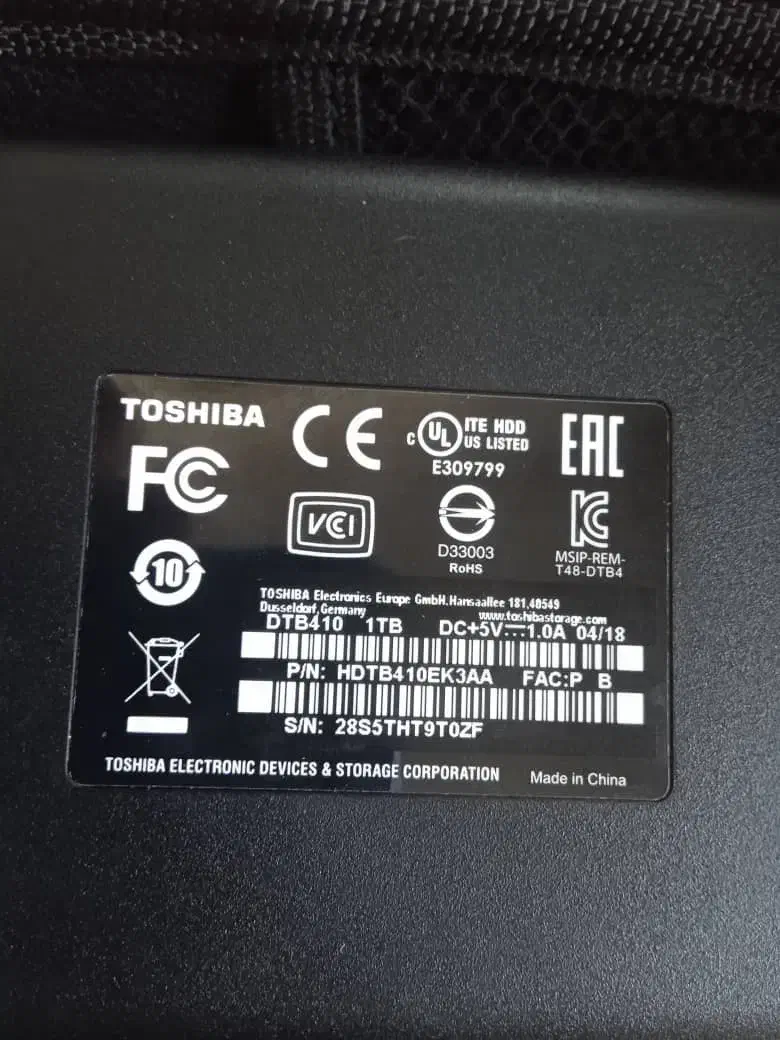 هارد اکسترنال مارک توشیبا یک ترا مدلcanvio basicنو|قطعات و لوازم جانبی رایانه|شهرضا, |دیوار