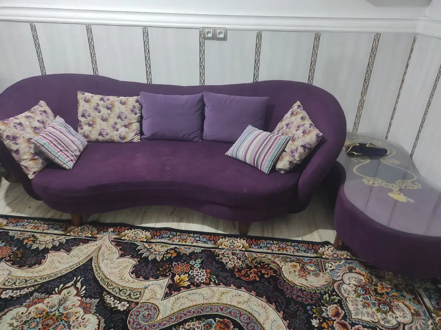 مبل نه نفره کهنوج|مبلمان خانگی و میز عسلی|کهنوج, |دیوار