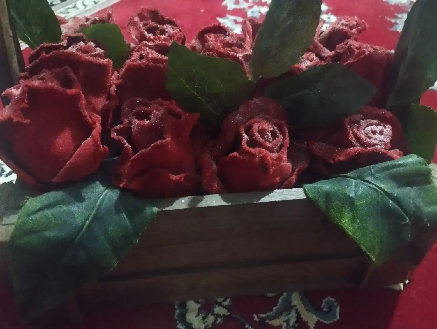 باکس گل رز مصنوعی مخمل|گل مصنوعی|تهران, تهرانپارس غربی|دیوار