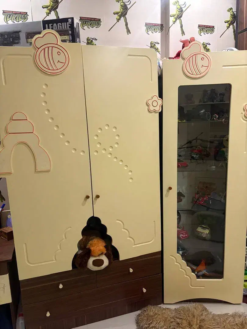 سرویس اتاق خواب نوزاد، خردسال و نوجوان|تخت و سرویس خواب|فردیس, سرحد آباد|دیوار