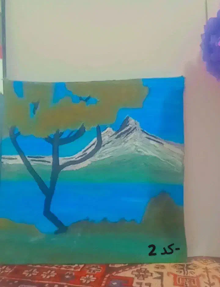 فروش سه عدد نقاشی هنری  کارِ دست|تابلو، نقاشی، عکس|سبزوار, باهنر|دیوار