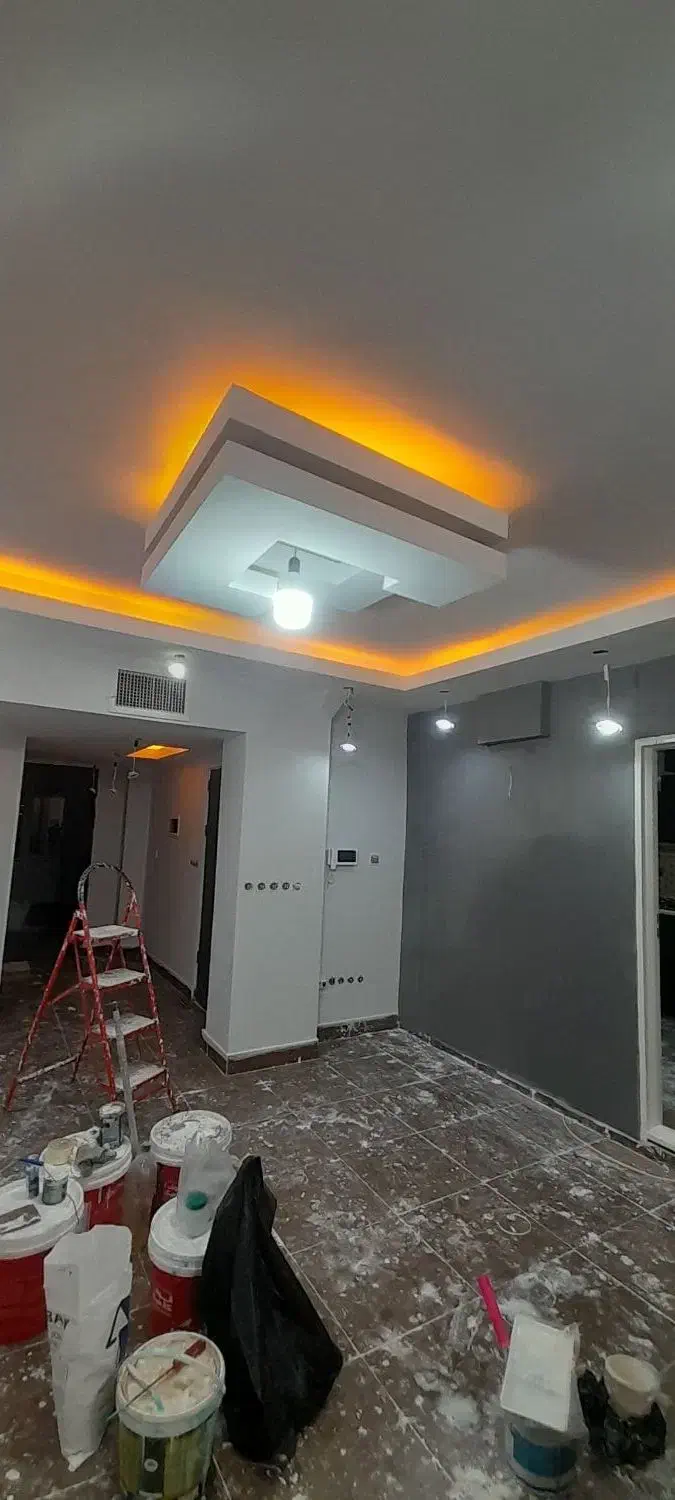 نقاشی ساختمان و طرح کاغذدیواری|خدمات پیشه و مهارت|محمدیه-قزوین, |دیوار