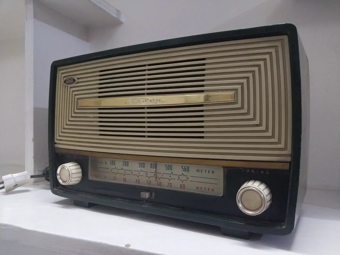 رادیو لامپی قدیمی sharp|سیستم صوتی خانگی|اصفهان, تیران|دیوار