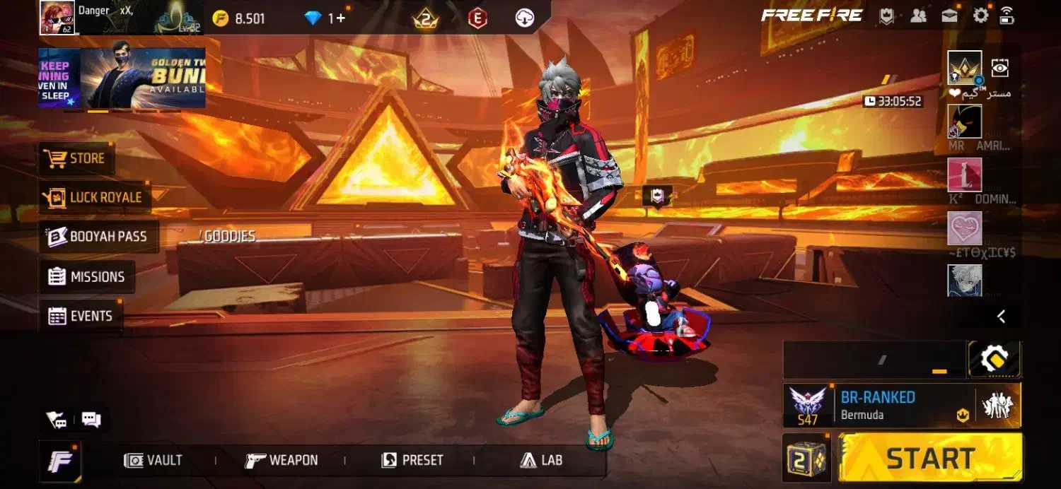 اکانت فری فایر|کنسول، بازی ویدئویی و آنلاین|میناب, |دیوار