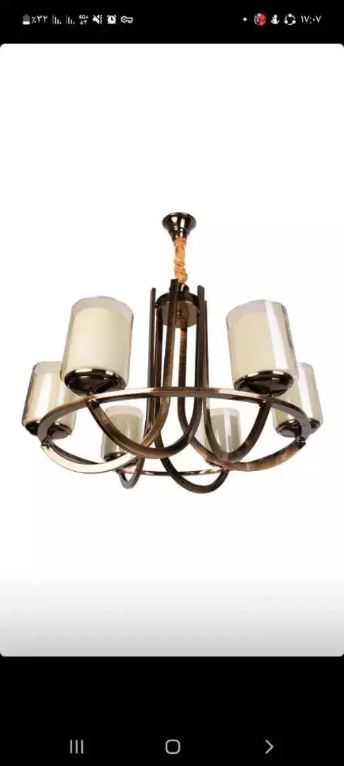 لوستر شاخه ای لهستانی|لوستر و چراغ آویز|گلپایگان, |دیوار