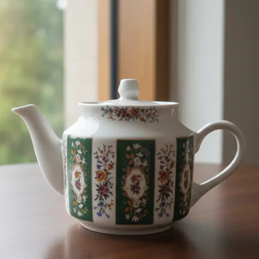 قوری سبز چینی درسا|قوری، کتری، قهوه‌ساز دستی|تهران, بازار|دیوار