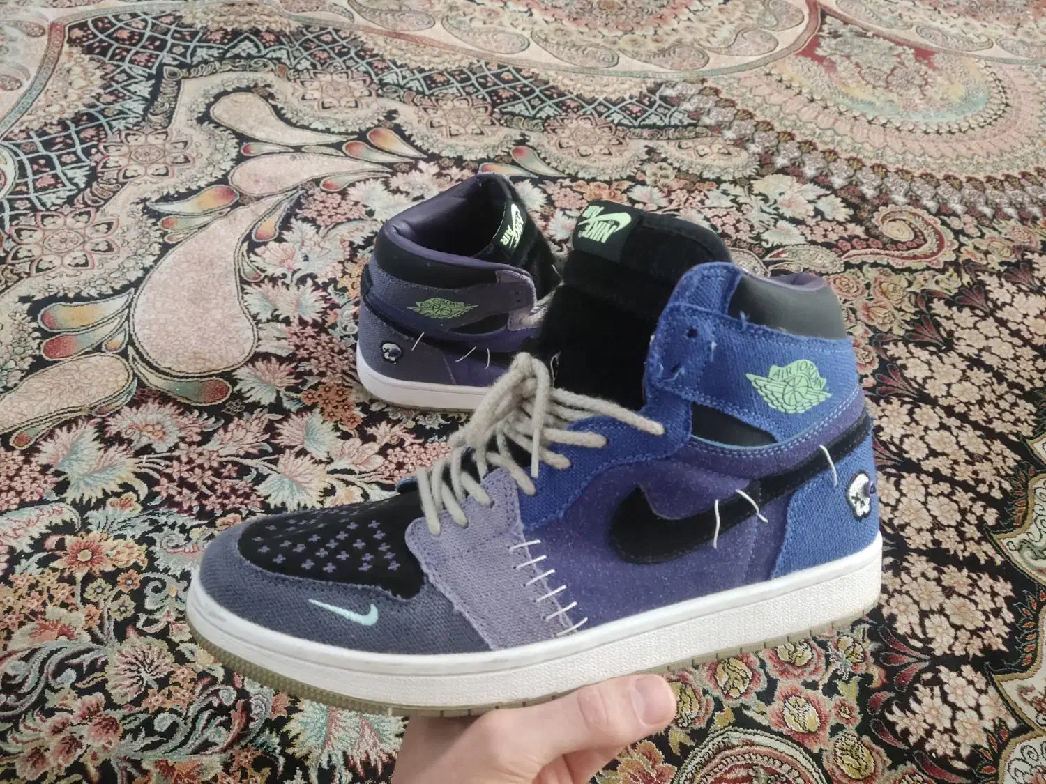 کتونی جردن۱ ساقدار vodo اورجینال|کیف، کفش، کمربند|پرند, فاز ۴|دیوار