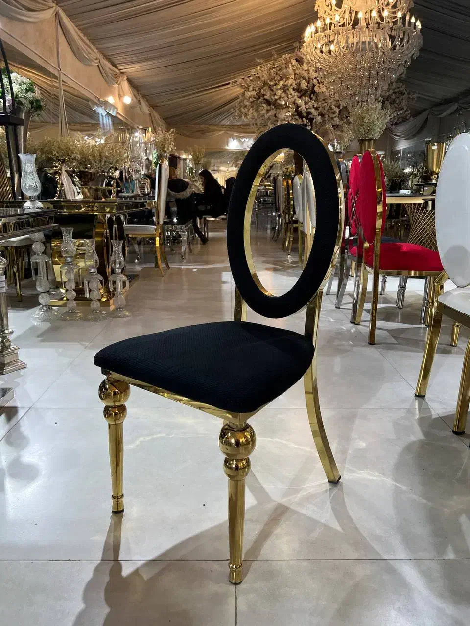 صندلی دوناتی پارچه مشکی|عمده‌فروشی|خرم‌آباد, |دیوار