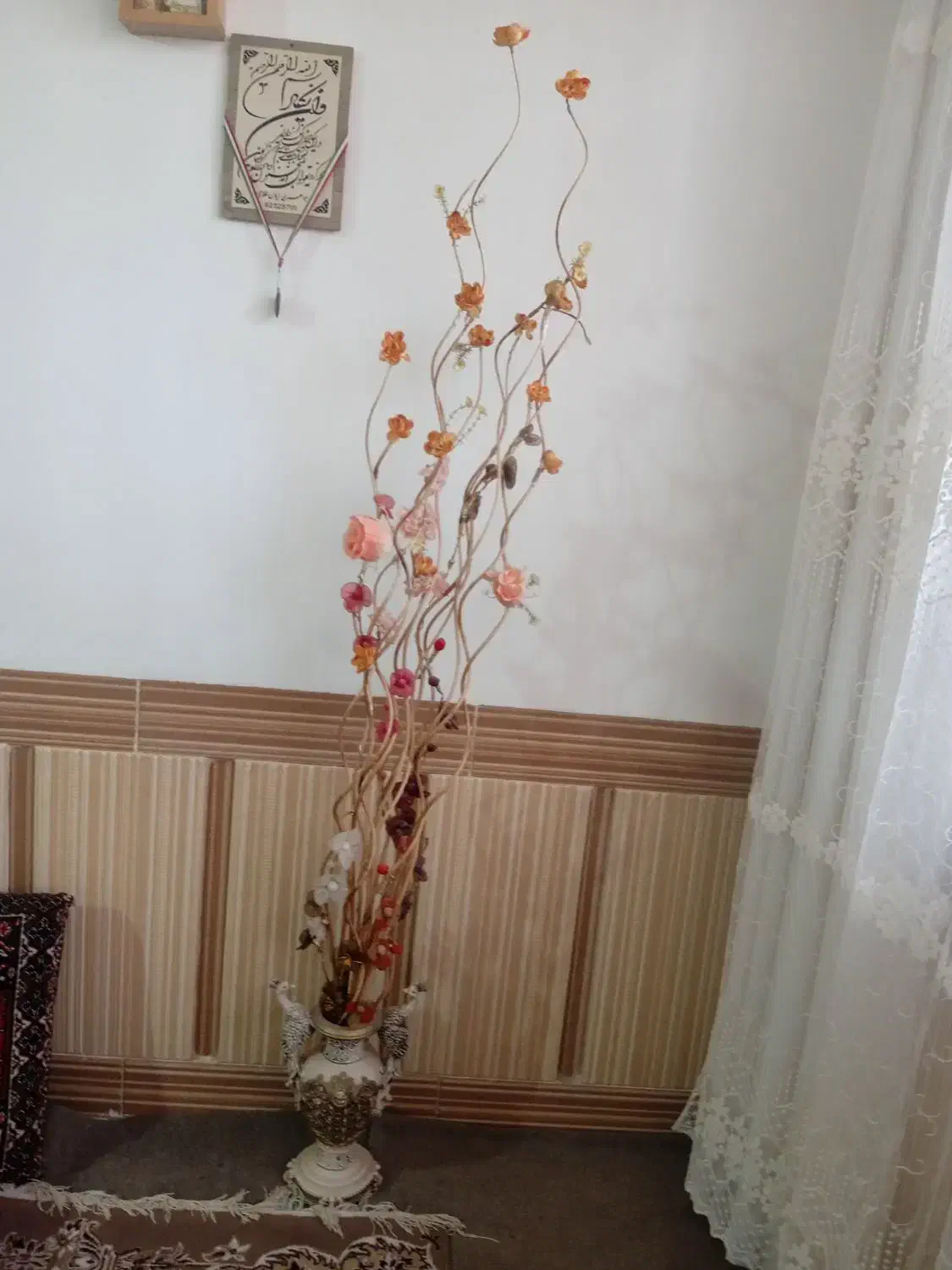 گل و گلدان|گل مصنوعی|تربت جام, شهرک معلم|دیوار