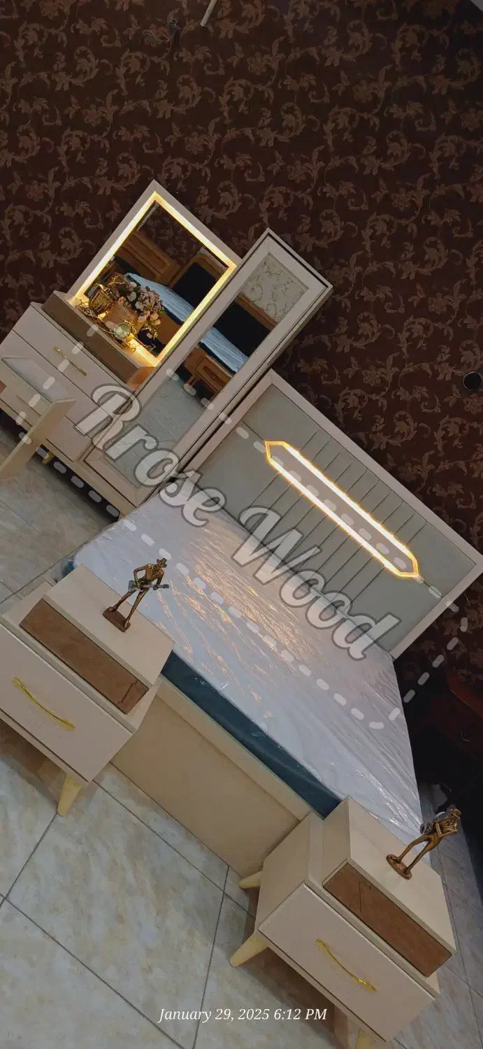 سرویس خواب مدل ماهور فندقی|تخت و سرویس خواب|قم, زاویه|دیوار