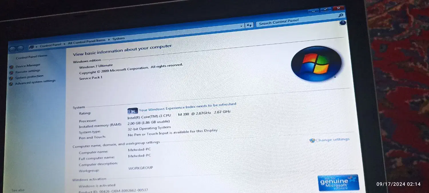 laptop lenovo|رایانه همراه|تهران, بلورسازی|دیوار