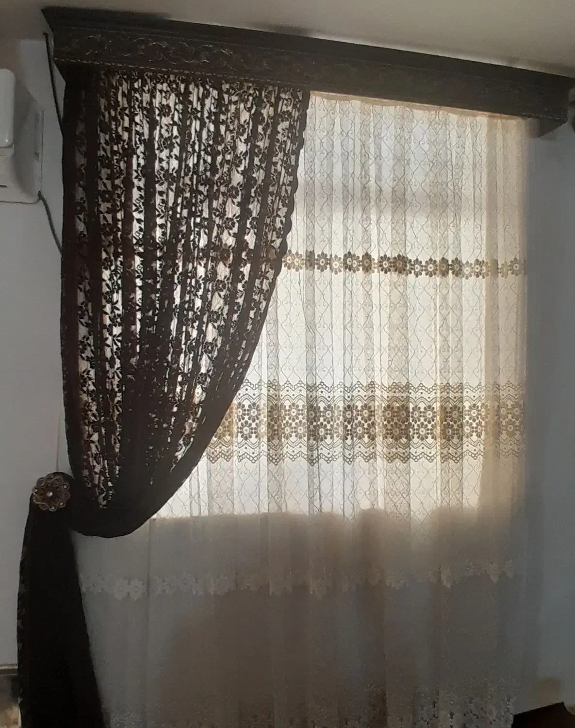 پرده وکتیبه وآستری.والون.پرده پذیرایی.|پرده، رانر، رومیزی|لنگرود, |دیوار