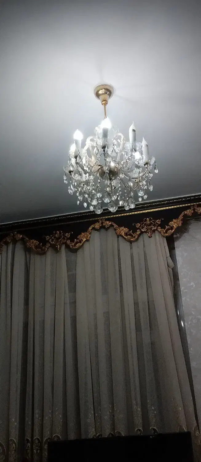 لوستر کریستالی|لوستر و چراغ آویز|تبریز, |دیوار