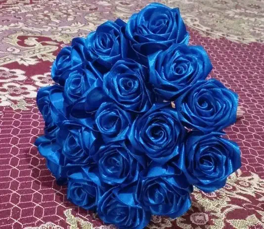 انواع دسته گل ربانی|گل مصنوعی|فومن, |دیوار