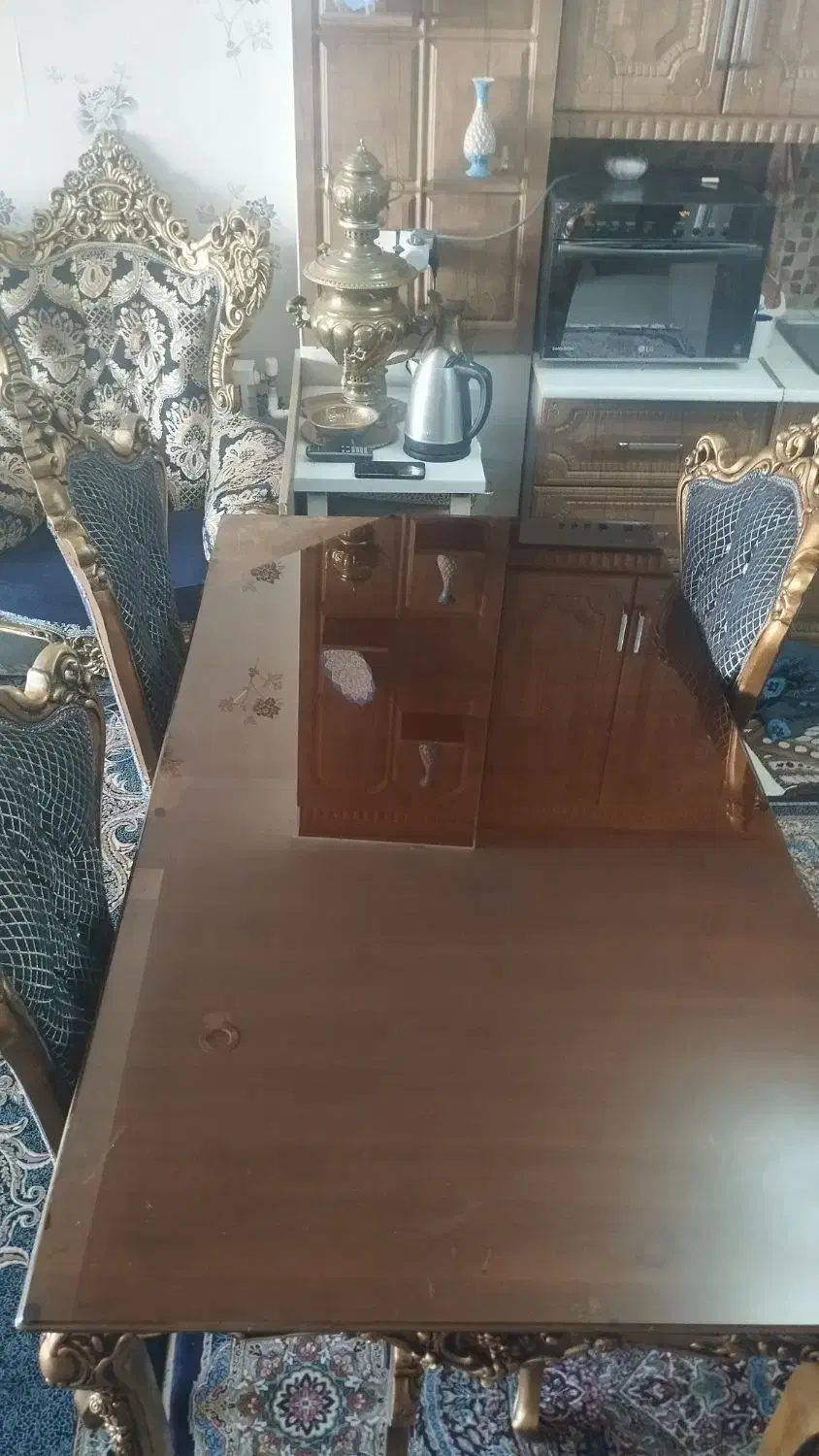 میز ناهارخوری ، ۶ نفره با چهار صندلی|میز و صندلی غذاخوری|تهران, تهرانسر شمالی|دیوار