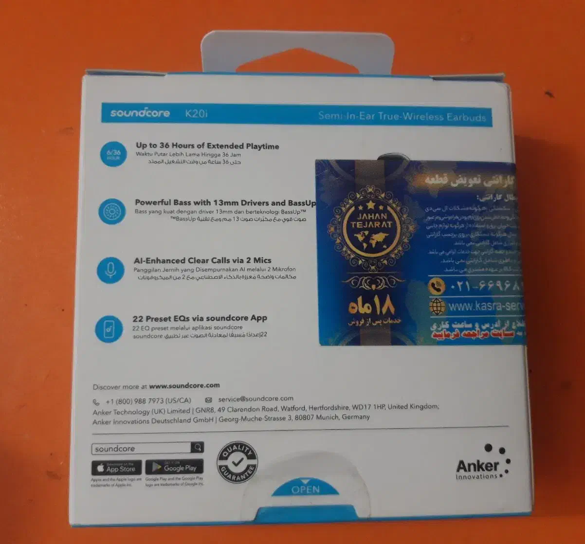 ایرپاد Soundcore K20i|لوازم جانبی موبایل و تبلت|مرند, |دیوار