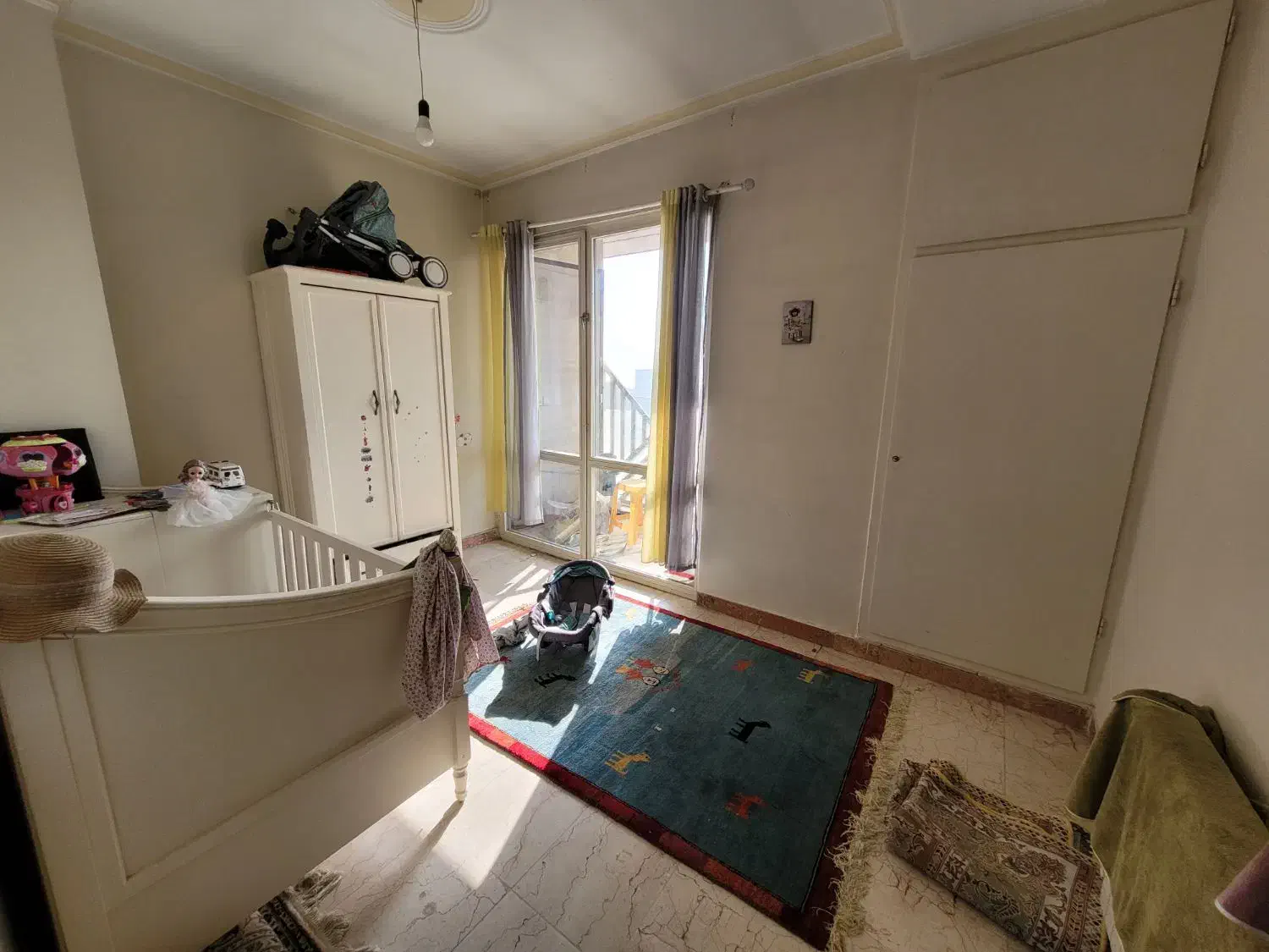 ۷۸ متر دوخواب فول،سالن پرده خور