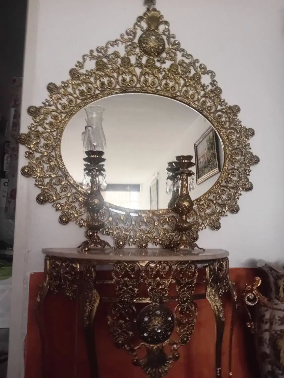 آینه  و شمعدان|آینه|سبزوار, شرق کال شمالی|دیوار