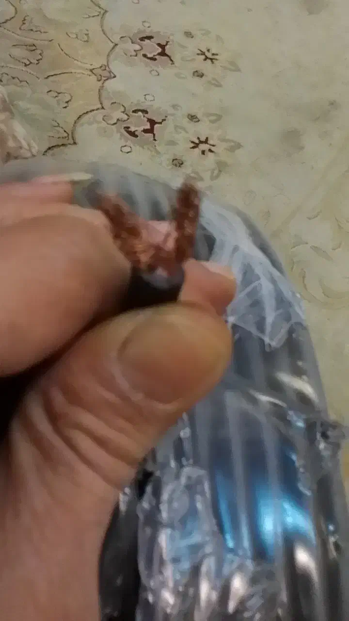 کابل 2×4 تعداد 3عدد کابل 2×6 تعداد1عددکلاف کامل|ابزارآلات|صفادشت, |دیوار