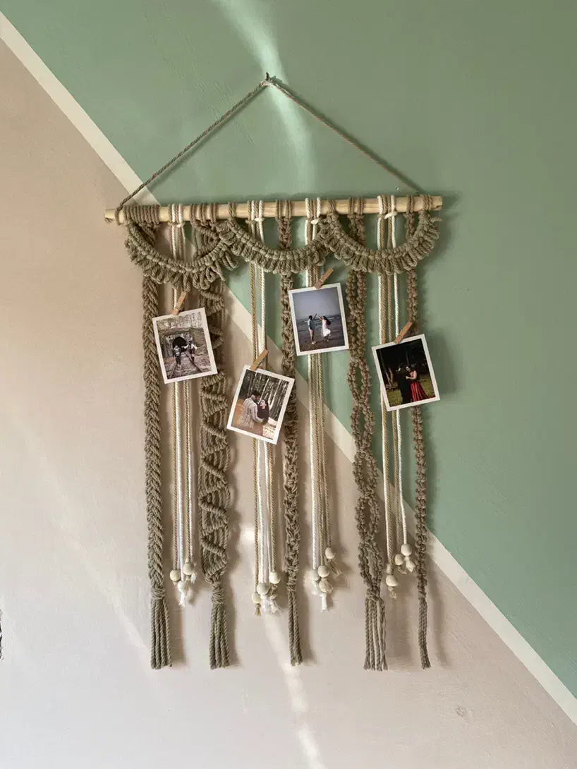 تابلو مکرومه مینیمال و خاص|تابلو، نقاشی، عکس|مشهد, کوشش|دیوار