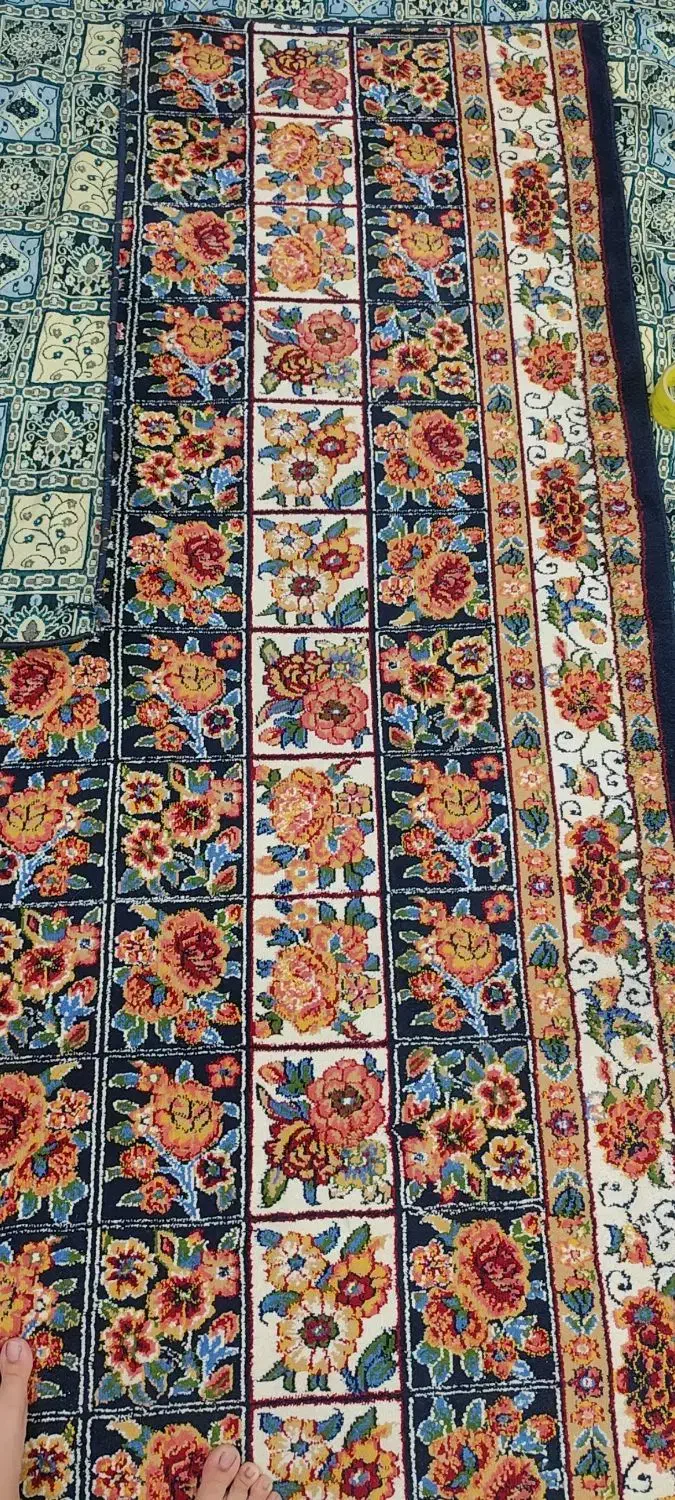 کناره بسیارشیک طرح فرش|فرش|شاهرود, |دیوار