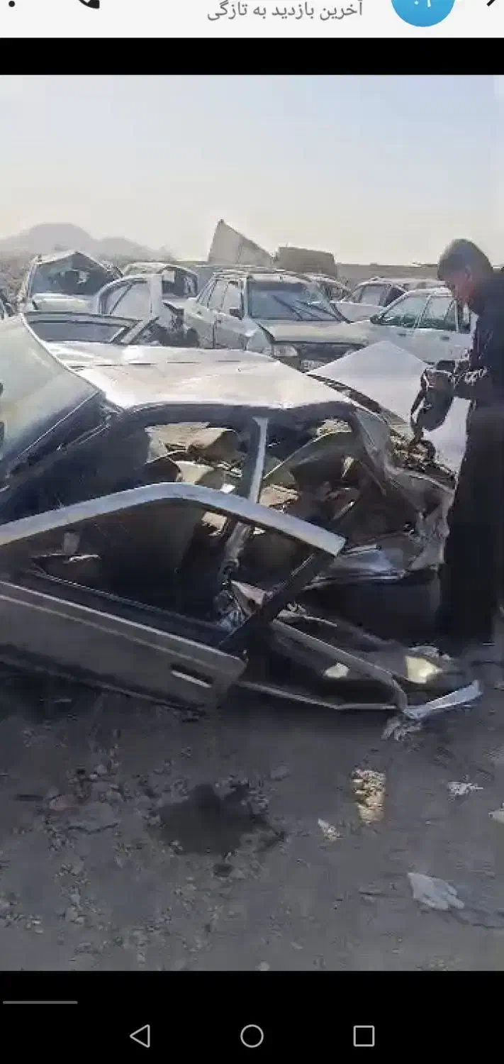 فروش پژو 405 تصادفی|خودرو سواری و وانت|محمدیه-قزوین, |دیوار