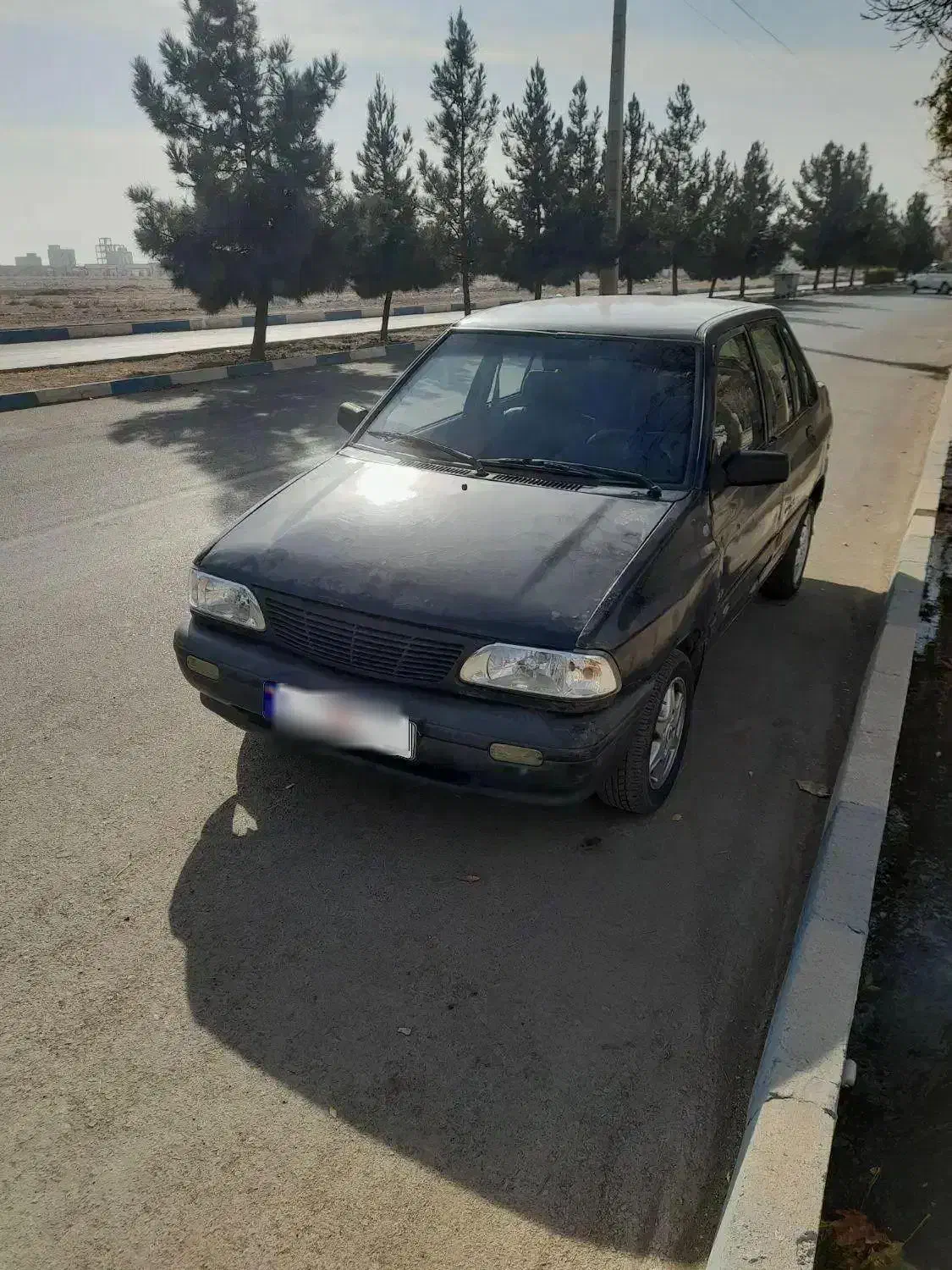 پراید مدل ۱۳۸۱ ذغالی متالیک دوگانه سوز|خودرو سواری و وانت|قزوین, |دیوار