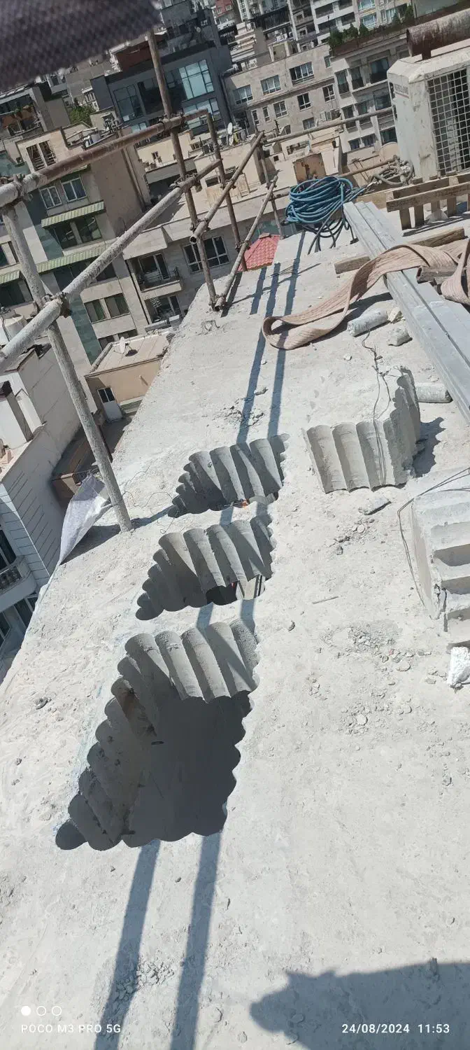 کرگیری برش بتن کاشت میلگرد و صفحه|خدمات پیشه و مهارت|گرمدره, |دیوار