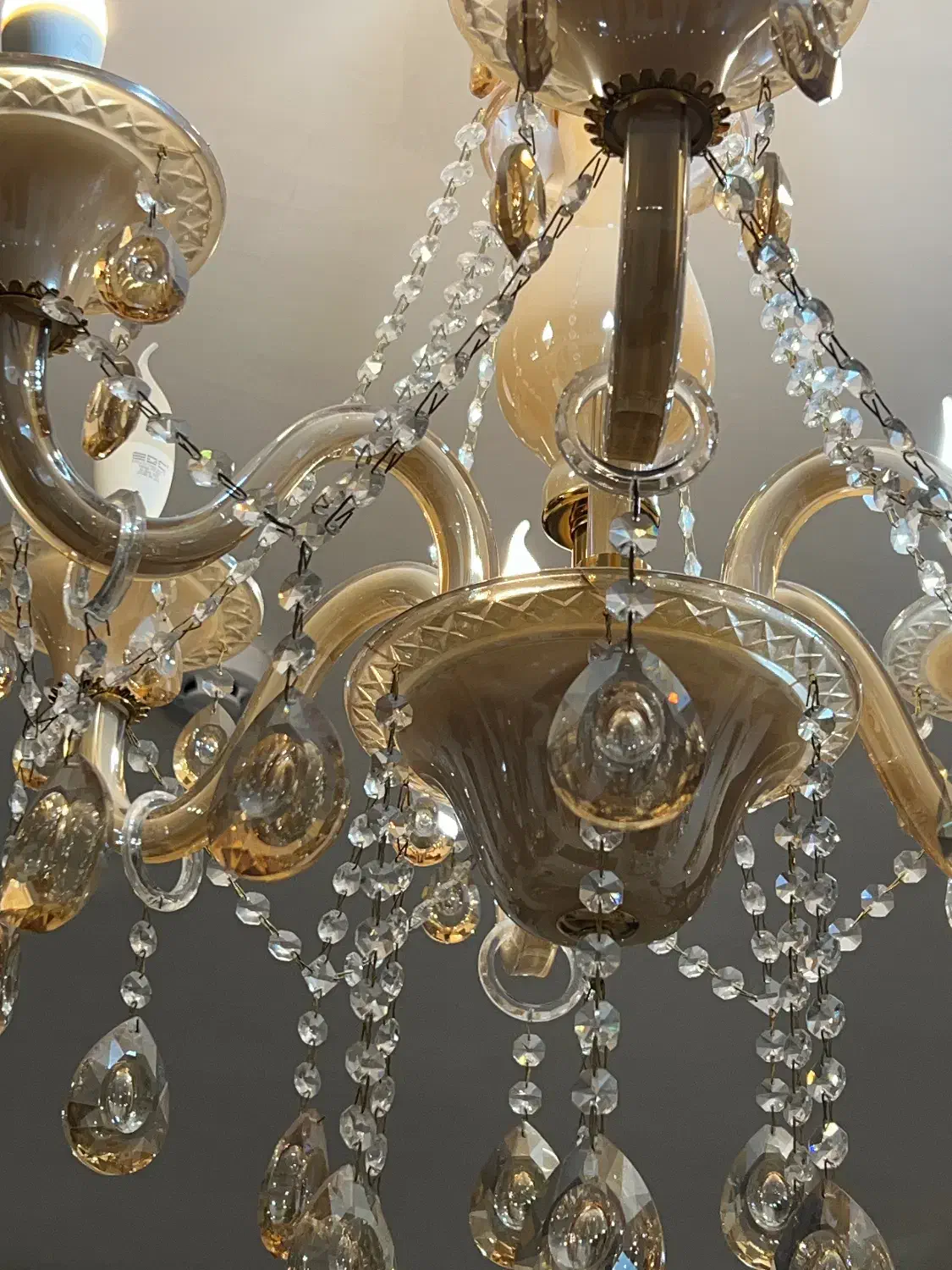 دوعددلوستر ۶شعله کریستال|لوستر و چراغ آویز|مرند, |دیوار