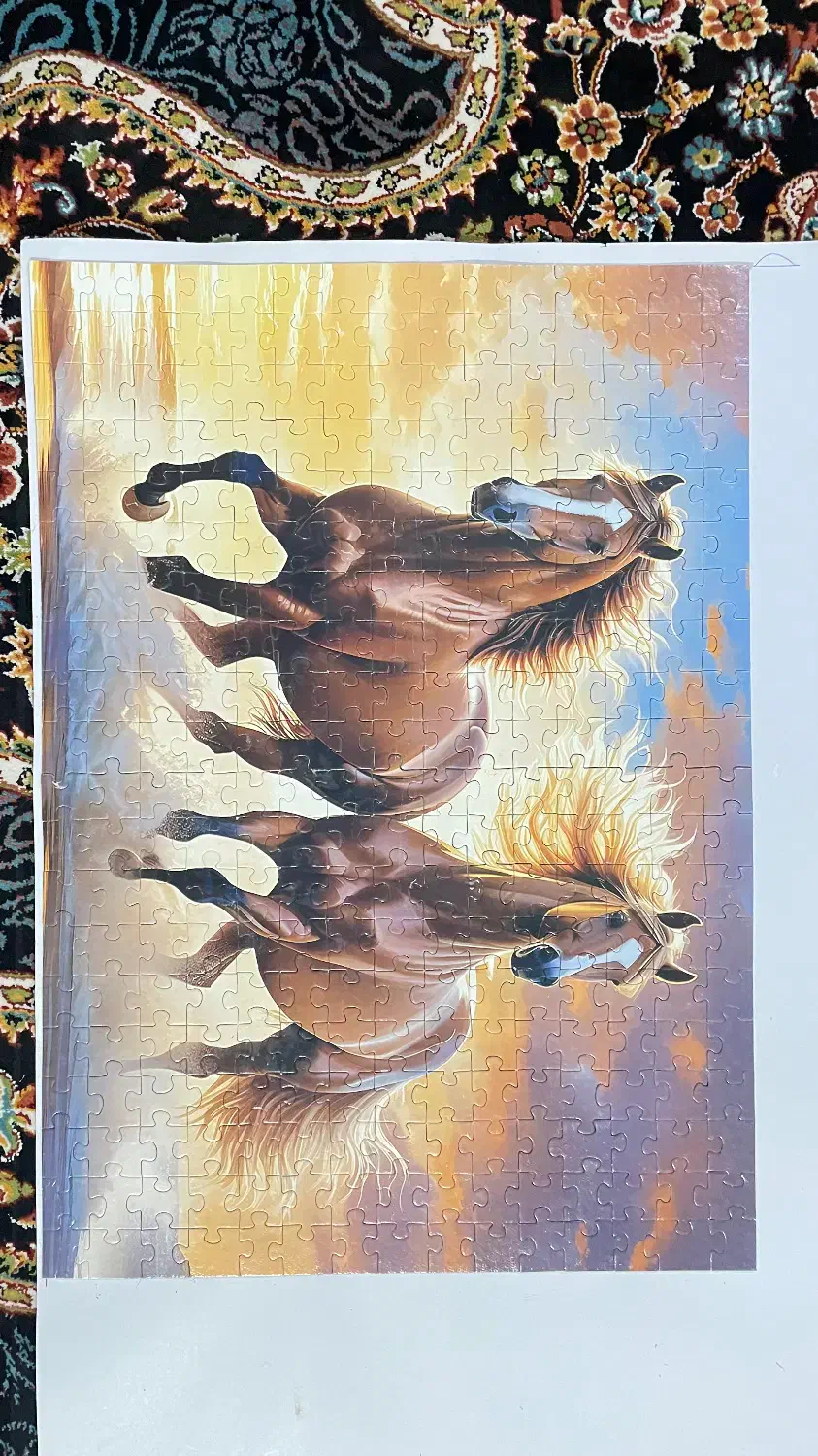 پازل چیده شده اماده|اسباب‌بازی بچه|رباط‌کریم, رباط‌کریم|دیوار