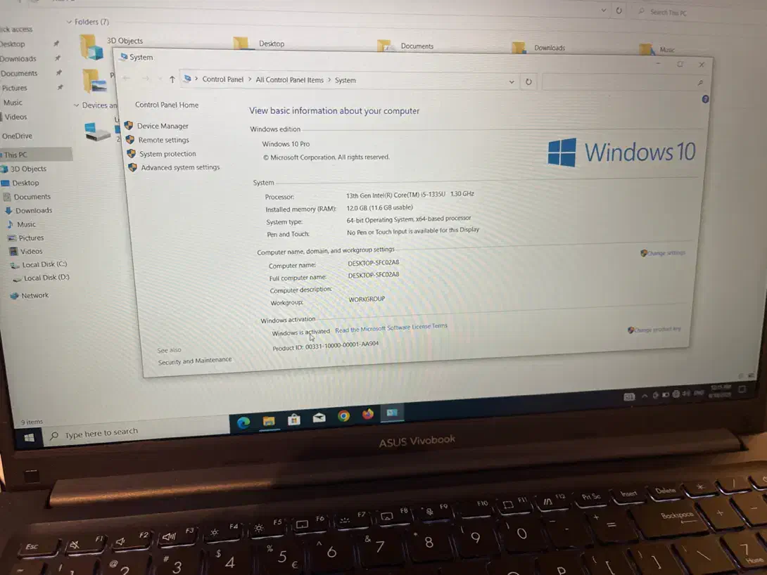 asus vivobook A1504V|رایانه همراه|مشهد, گوهرشاد|دیوار