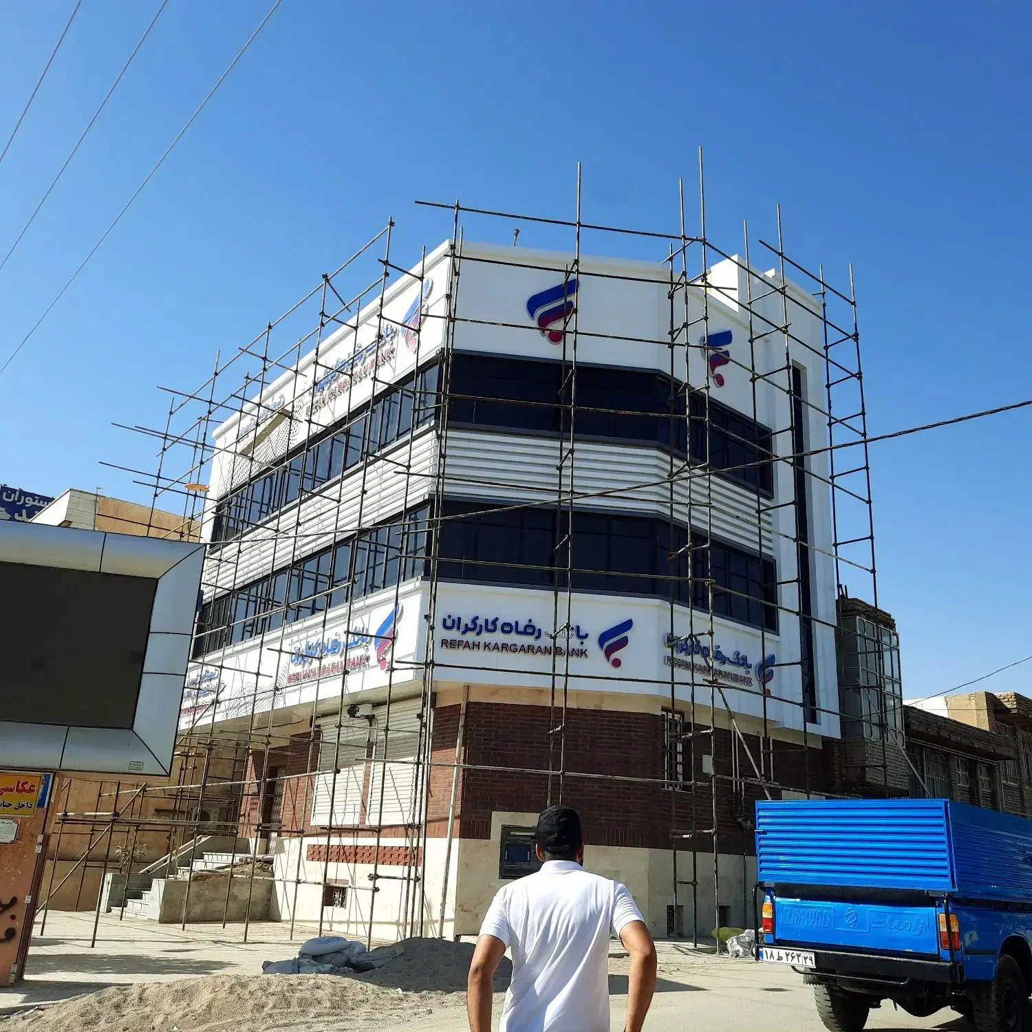 نمای کامپوزیت و(تابلوهای مدرن )تندیس نمای محمودی|خدمات پیشه و مهارت|کرمانشاه, |دیوار