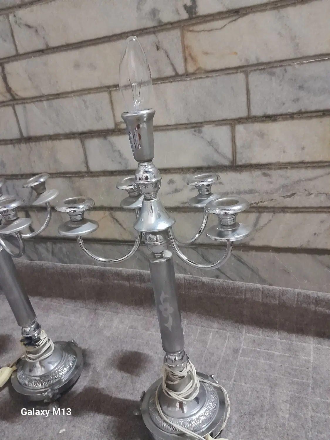 شمعدان|چراغ خواب و آباژور|بروجرد, |دیوار