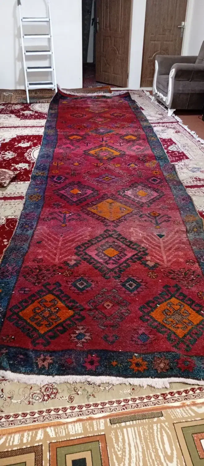 گبع دستباف قدیمی|گلیم، جاجیم، گبه|ارومیه, |دیوار